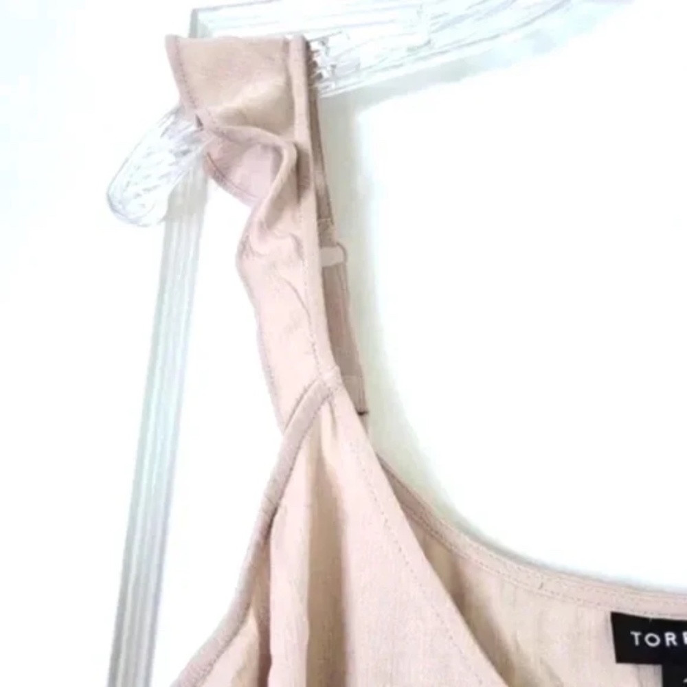 torrid Neutral Tank with Ruffle Straps - Picture 6 of 7